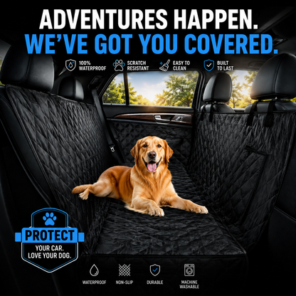 Dog Car Seat Cover Nonslip Waterproof Seat Cover Scratch-Proof Dog Hammock for Dogs Pet Car Seat Protector