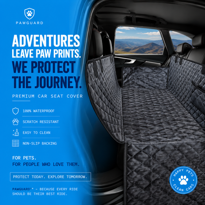 Dog Car Seat Cover Nonslip Waterproof Seat Cover Scratch-Proof Dog Hammock for Dogs Pet Car Seat Protector