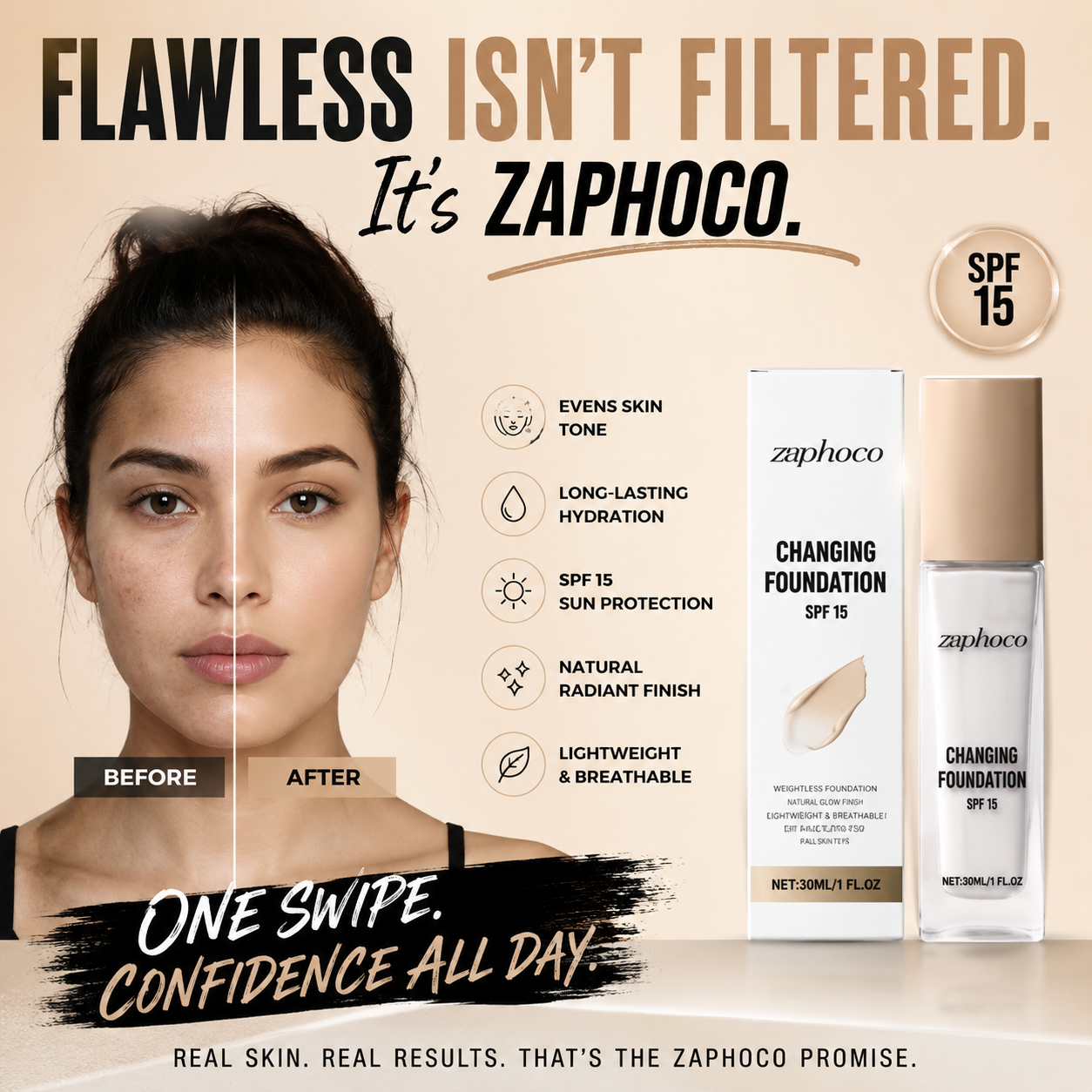 ZEPHOCO™ Perfect Match Color Changing Foundation